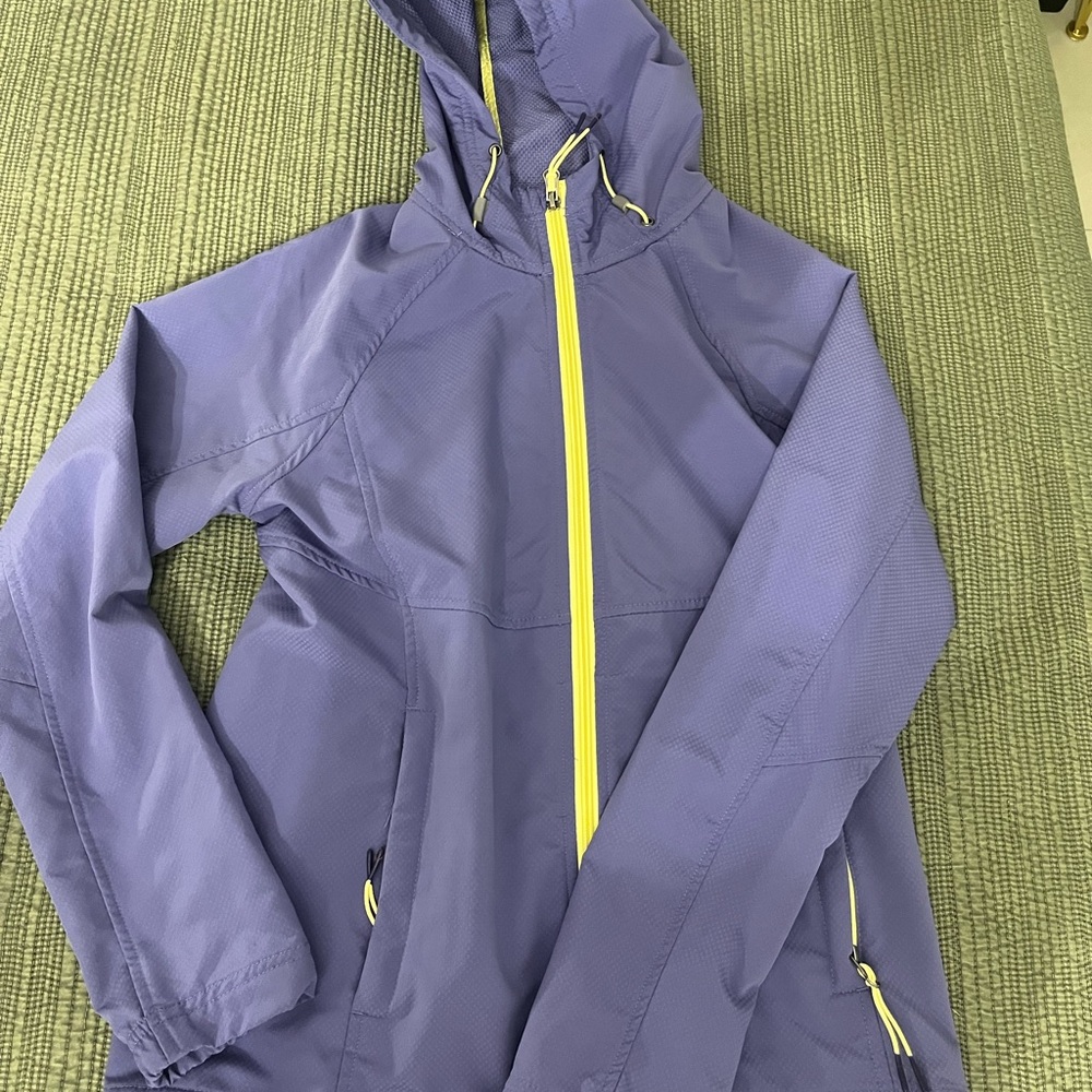 Women's Purple Jacket with Yellow Accents
